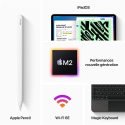 Acheter le nouvel iPad Pro 12.9 (2022) Wifi 256 Go Argent  en plusieurs fois chez wedealee