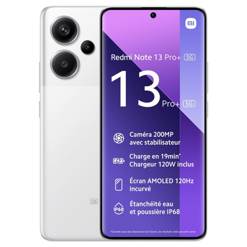 Besoin d’un nouveau Xiaomi Redmi Note 13 Pro+ 5G 256 Go Blanc - Acheter un Xiaomi neuf en plusieurs fois sur wedealee