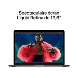 MacBook Air 13,6" M3 8 Go RAM 256 Go SSD Lumière stellaire paiement en plusieurs fois - clavier AZERTY - Neuf