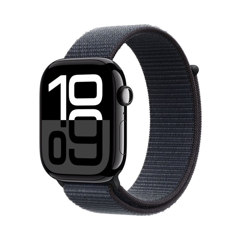 Besoin d’une nouvelle Apple Watch Series 10 GPS 46 mm - Boîtier Aluminium Noir de Jais - Boucle Sport Encre Violette - payez ...