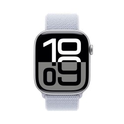 Besoin d’une nouvelle Apple Watch Series 10 GPS 46 mm - Boîtier Aluminium Argent - Boucle Sport Nuée bleue - payez la en plus...