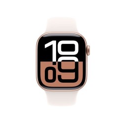 Besoin d’une nouvelle Apple Watch Series 10 GPS 42 mm - Boîtier Aluminium Rose Gold - Bracelet Sport Rose Tendre S/M - payez ...