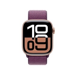 Besoin d’une nouvelle Apple Watch Series 10 GPS 42 mm - Boîtier Aluminium Rose Gold - Boucle Sport Prune - payez la en plusie...