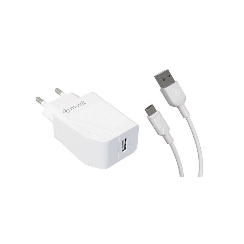 Pack Chargeur secteur et Câble USB-C 1,2m - paiement en plusieurs